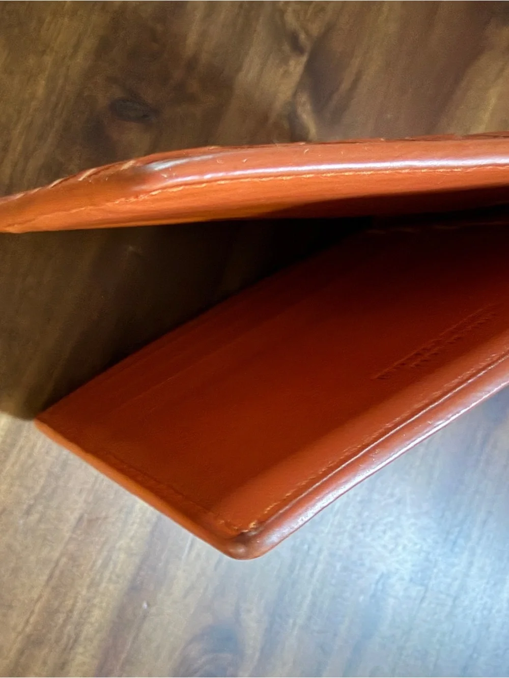 Bottega Veneta Intrecciato Bifold Wallet in Orange Leather - Picture 12 of 16